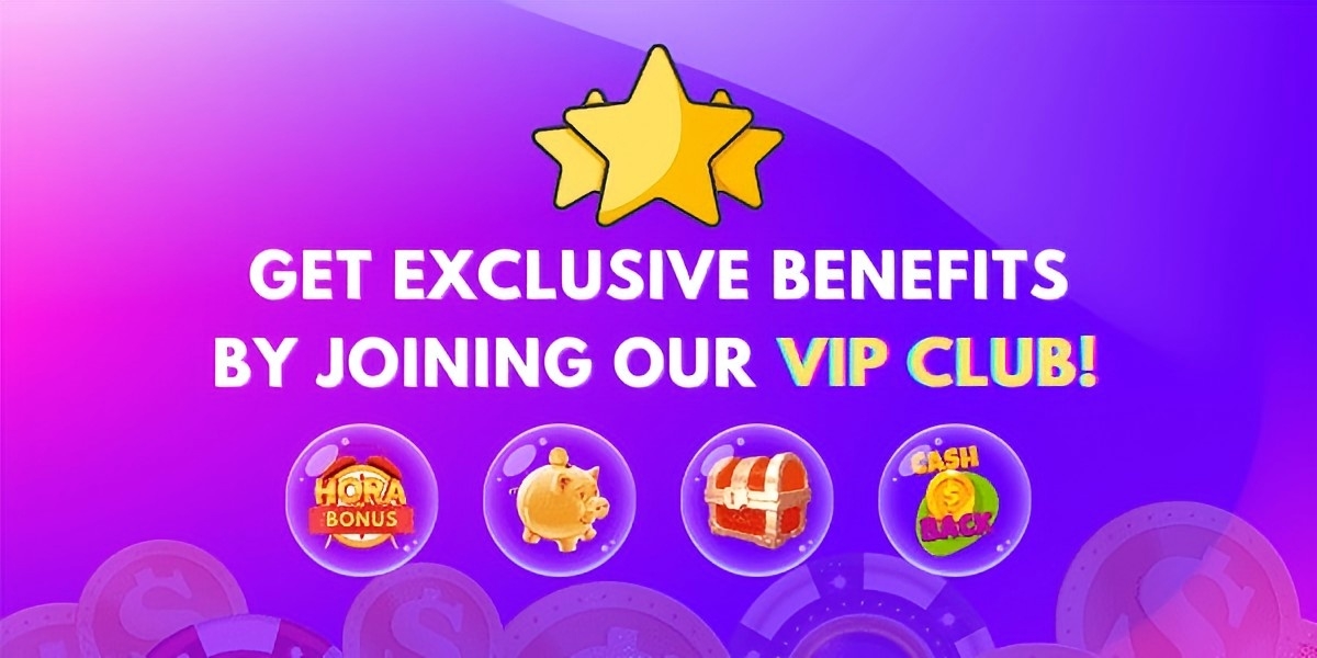 VIP club benefits promotion with stars and reward icons